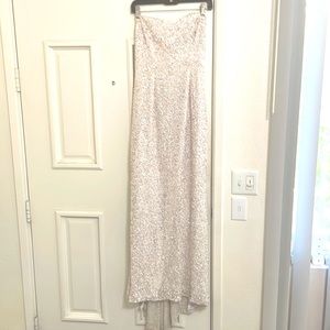 Vintage Scala Lavish Beaded & Sequins Maxi gown sz L